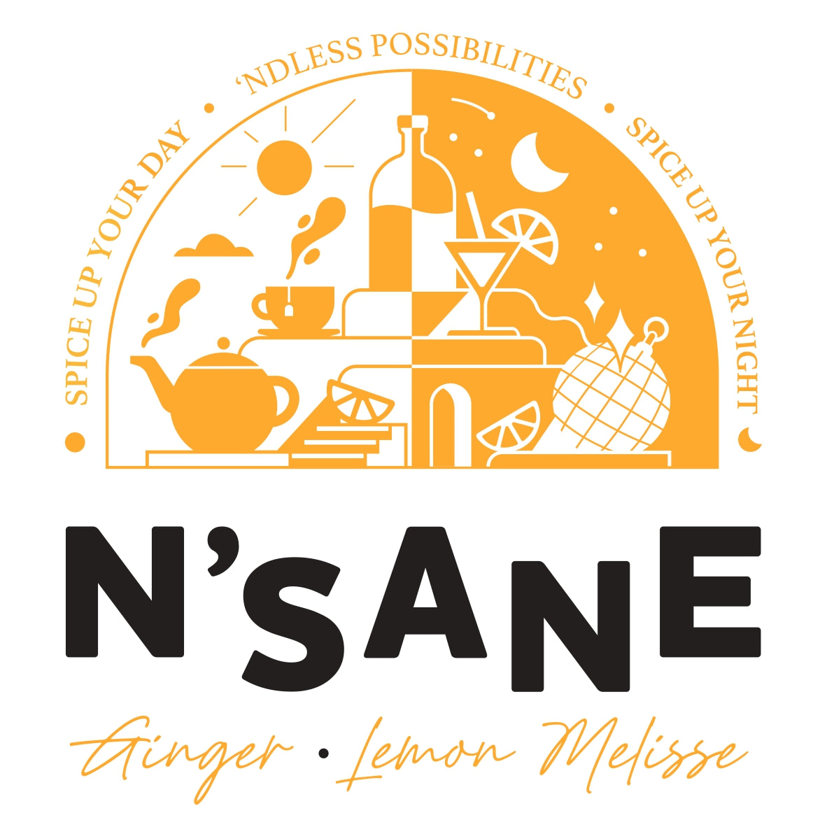 N'Sane Ingwer - Zitronenmelisse 70 cl